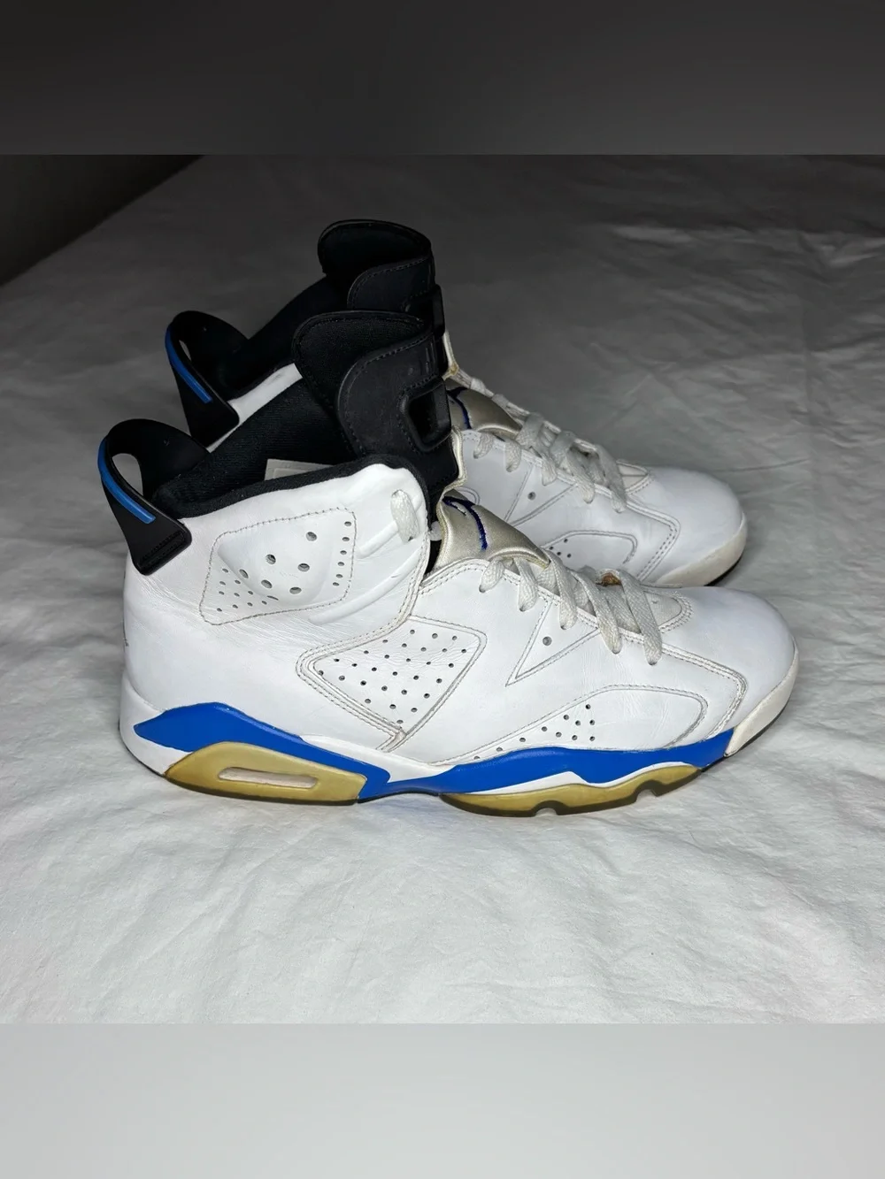Nike Air Jordan 6 Retro 2014 Sport Blue Men’s Size 9 384664-107